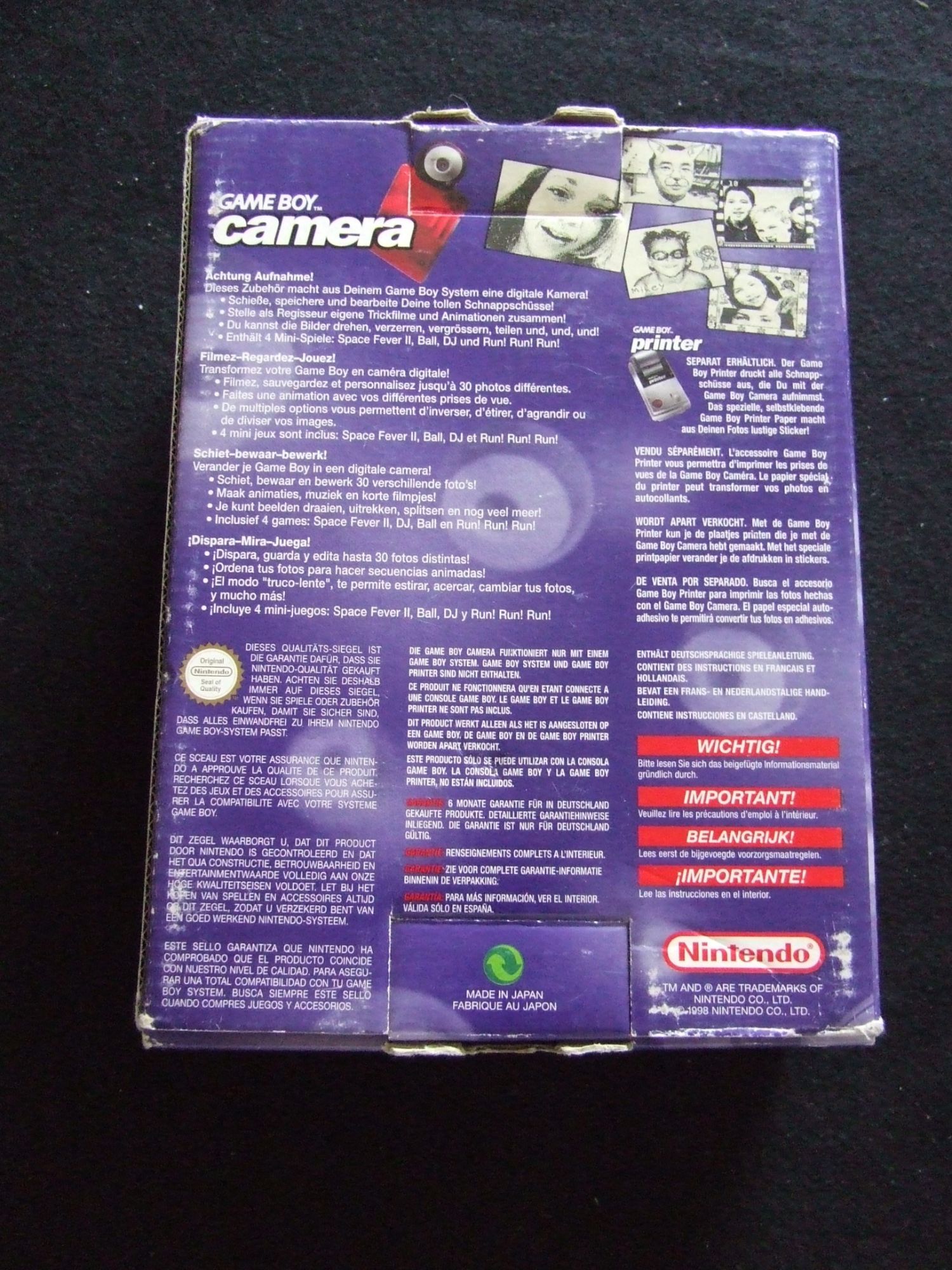 Game Boy Camera -  couleur rouge