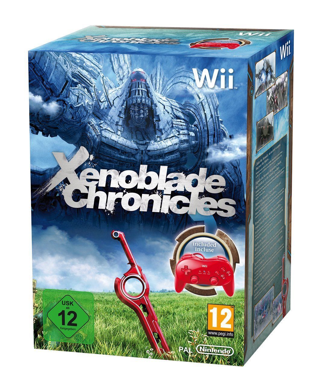 Xenoblade Chronicles : pack collector avec manette classique rouge
