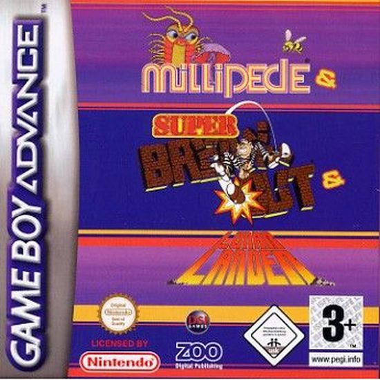 3 in 1: Millipede, Super Break Out & Lunar Lander