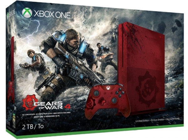Console Xbox One S 2To - Pack Gears Of War 4 