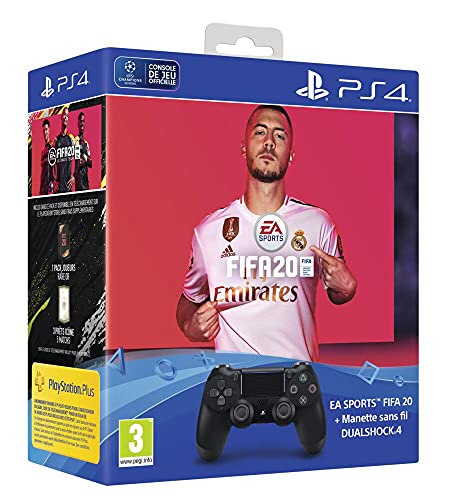 Manette Dual Shock 4 V2 + FIFA 20