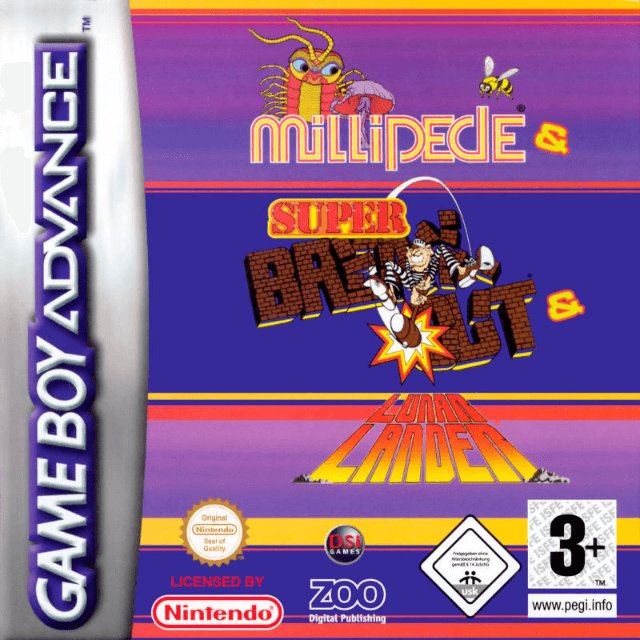 Millipede & Super Breakout & Lunar Lander