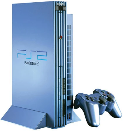 Console PS2 Aqua Blue