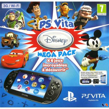 Console PS VIta 3G -  Mega Pack  Disney