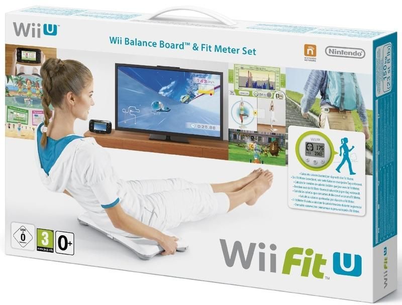 Wii Fit U + Fit Meter Wii U + Wii U Balance Board