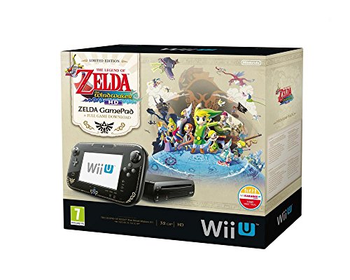 Console Nintendo Wii U 32 Go noire - 'The Legend of Zelda : Wind Waker HD' - édition limitée premium pack