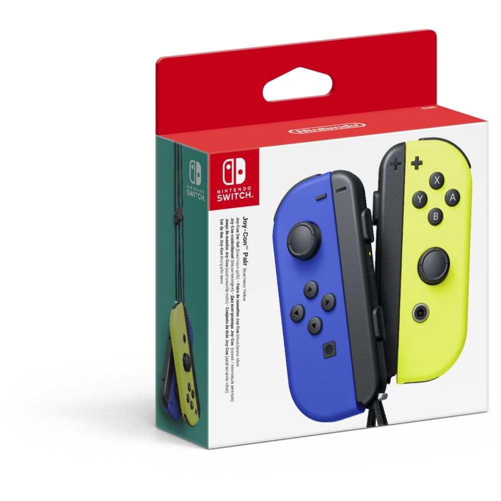 Joy-Con Nintendo Switch - bleu jaune fluo