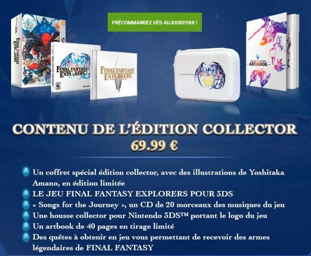 Final Fantasy Explorers - Edition Collector