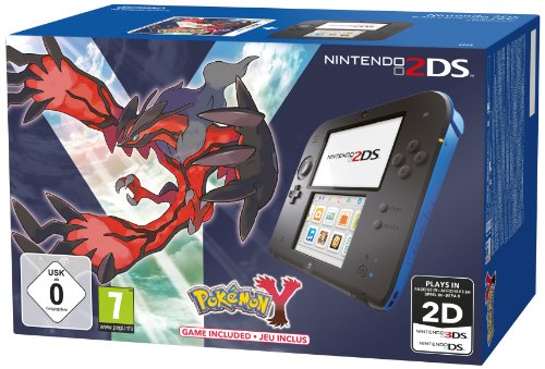 Console Nintendo 2DS pack Pokémon Y  - noir & bleu