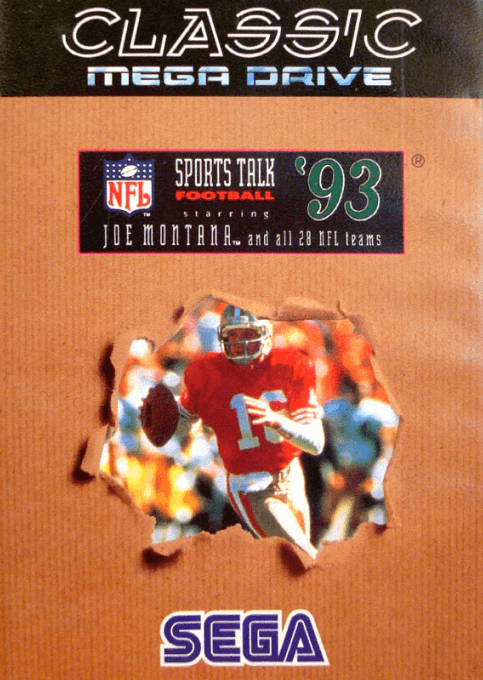 NFL Sports Talk Football '93 Starring Joe Montana (classic MegaDrive)