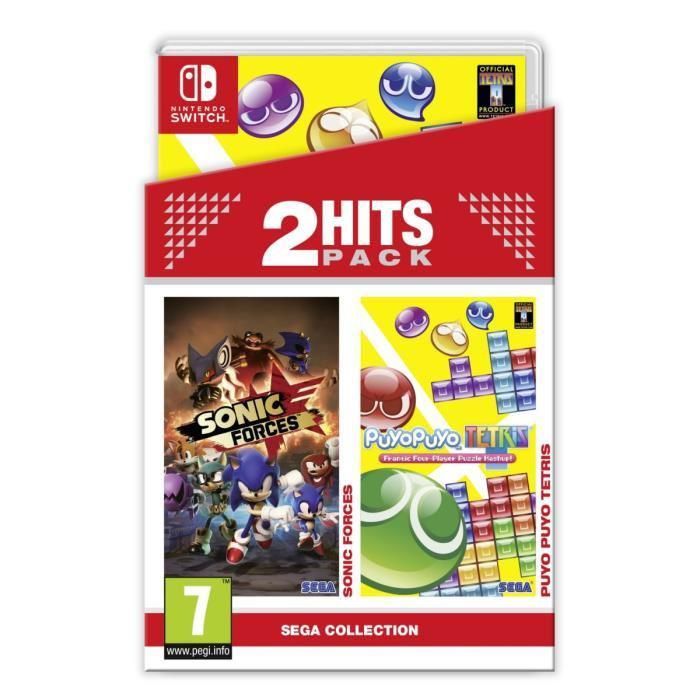 2 Hits Pack : Sonic Forces + Puyo Puyo Tetris