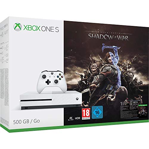 Console Xbox One S 500go - Pack Shadow of War