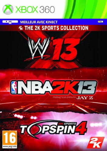 NBA 2K13 + WWE 13 + Top Spin 4