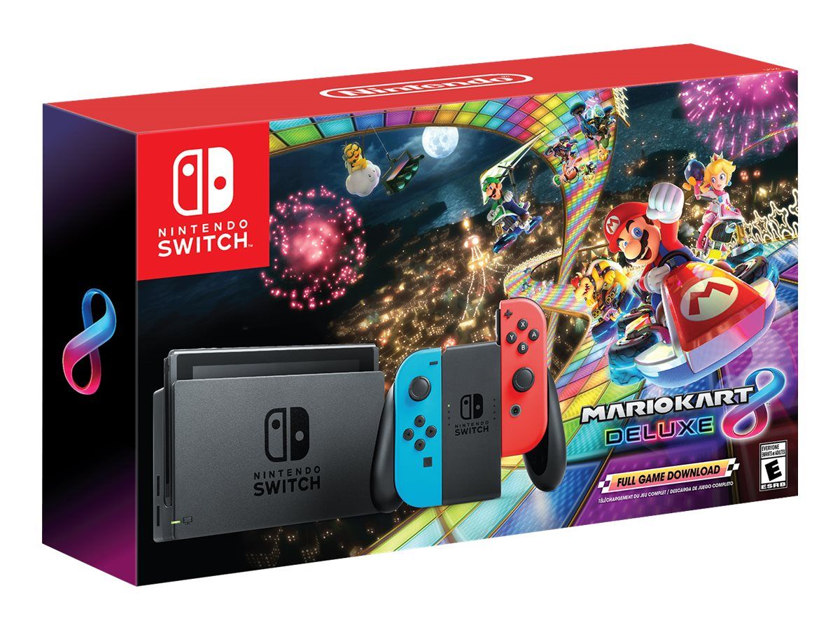 Console Nintendo Switch Mario Kart 8 Deluxe (Code de téléchargement du jeu inclus)