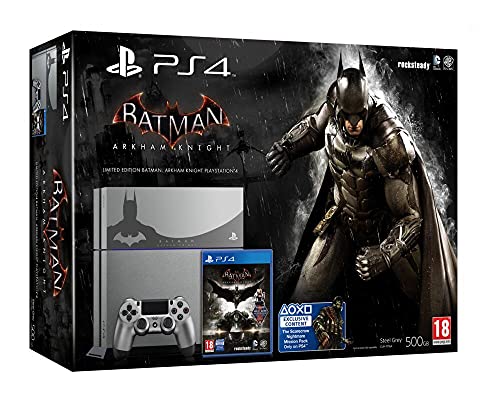Console PlayStation 4 (PS4) - steel grey + Batman Arkham Knight - édition limitée