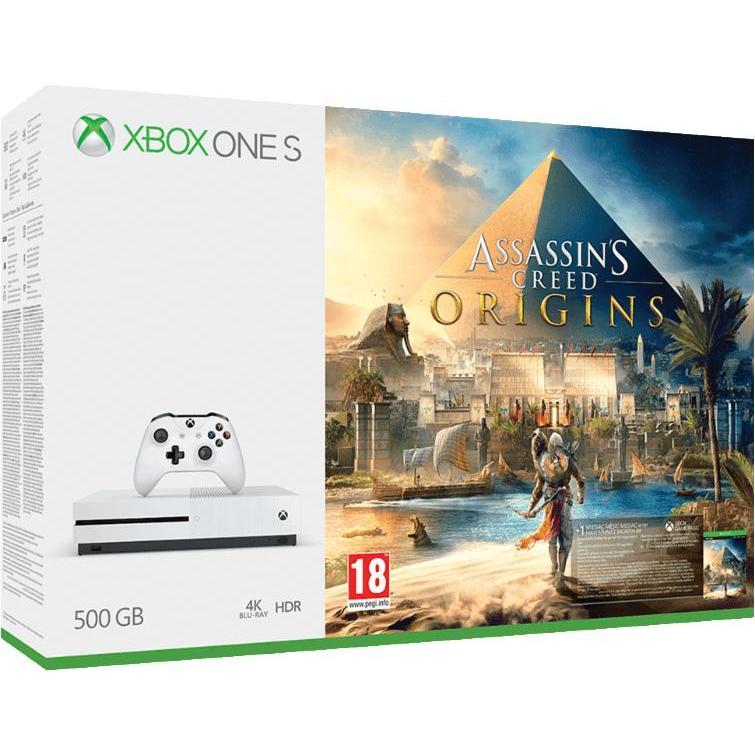 Console Xbox One S - 500 GB Pack Assassin's Creed Origins