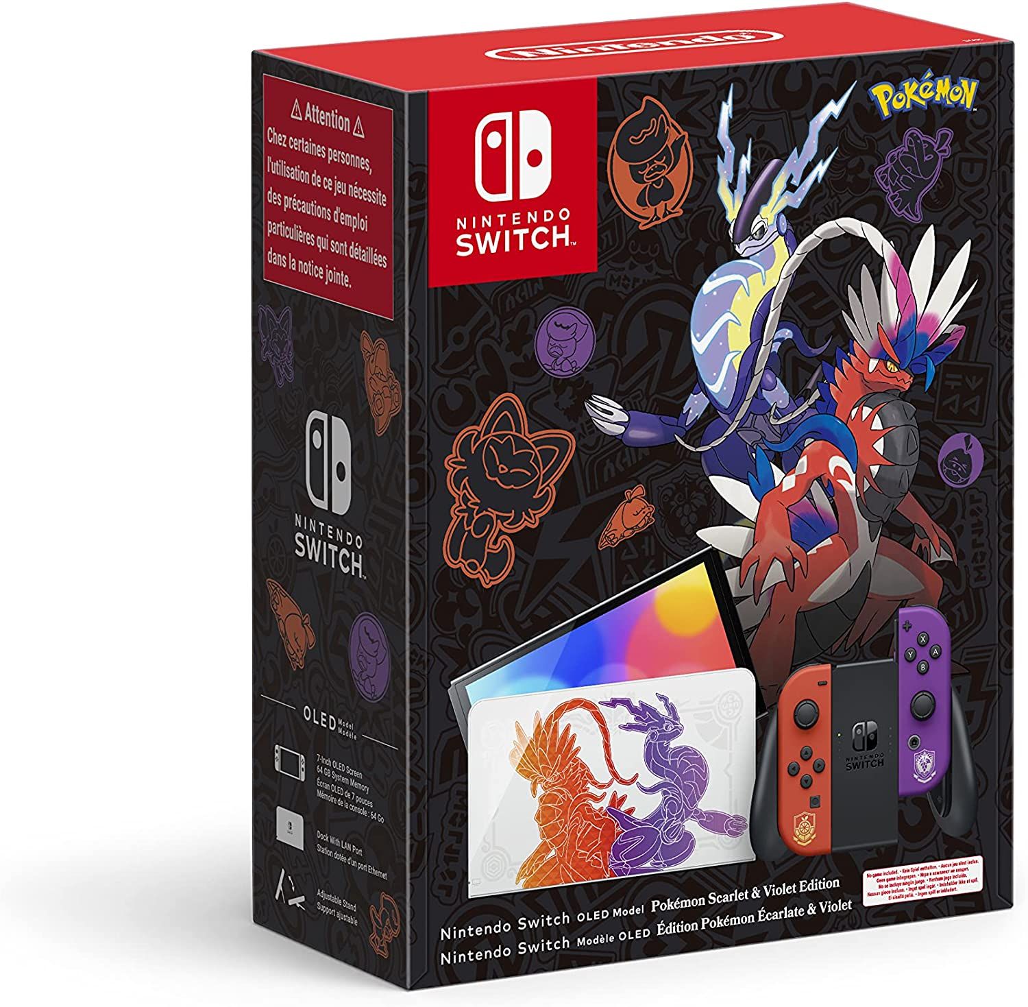 Console Nintendo Switch Oled version Pokemon Ecarlate et Violet