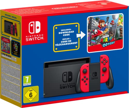 Console Nintendo Switch + Super Mario Odyssey (pack MARIO DAY)