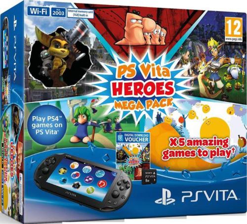 Console PS Vita - Heroes Mega Pack