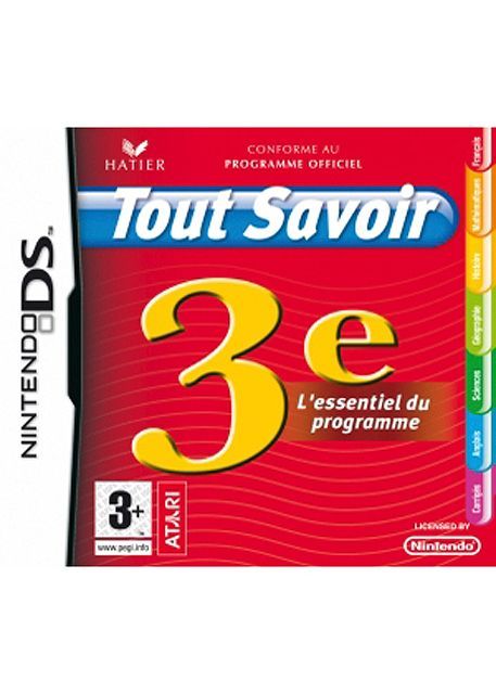 Tout Savoir 3ème