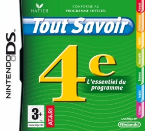 Tout Savoir 4ème