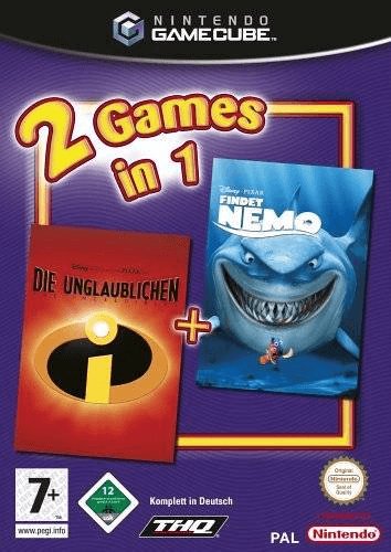 2 Games in 1: Les indestructibles / Le monde de Nemo