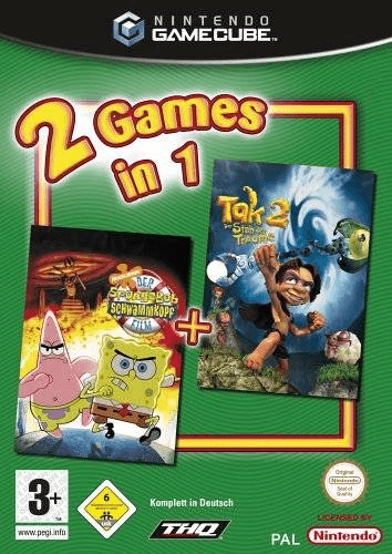 2 Games in 1: Bob l'éponge : le film / Tak 2: Le sceptre des rêves