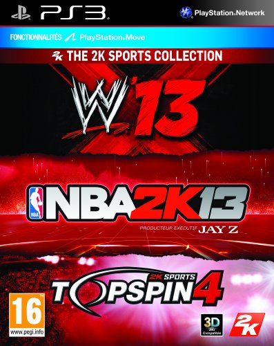 NBA 2K13 + WWE 13 + Top Spin 4