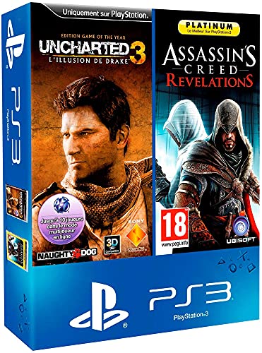 Pack : Uncharted 3  -  GOTY  +  Assassin's Creed Revelation - Platinum