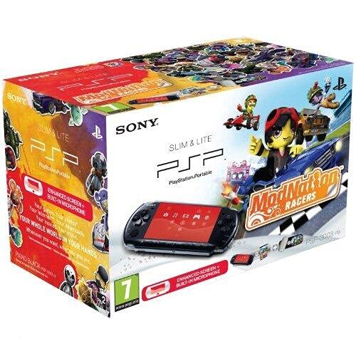 Console PSP Noire + ModNation Racers (+ housse + stickers)