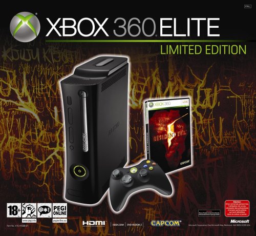 Console Xbox 360 Elite Noire (120 Go) + Resident Evil 5