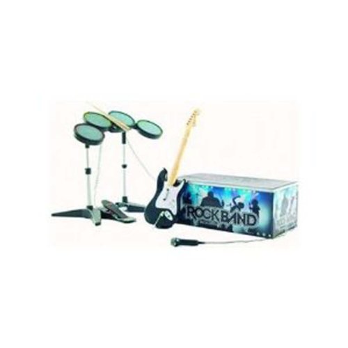 Rock Band - Kit d'accessoires (batterie + micro + guitare)