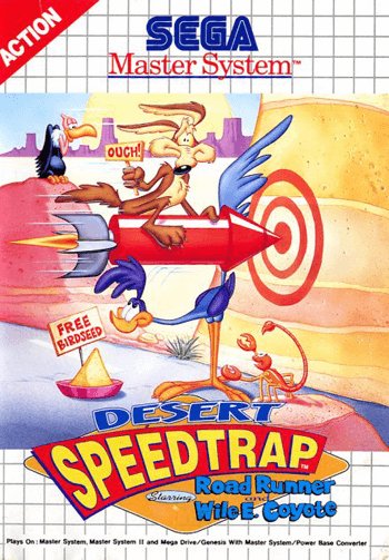 Desert Speedtrap Starring Road Runner and Wile E. Coyote