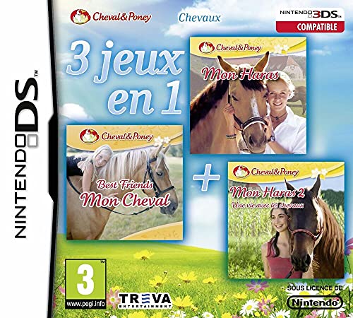 3 Jeux en 1 : Chevaux