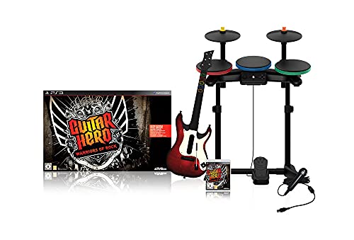 Guitar Hero : Warriors of Rock + Guitare + Batterie + Micro