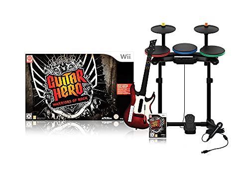 Guitar Hero : Warriors of Rock + Guitare + Batterie + Micro