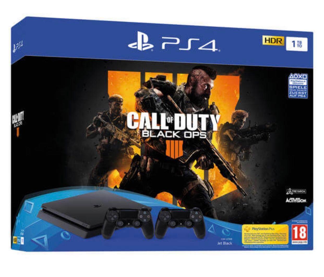 Console PS4 Slim 1 To - Pack Call Of Duty Black Ops 4