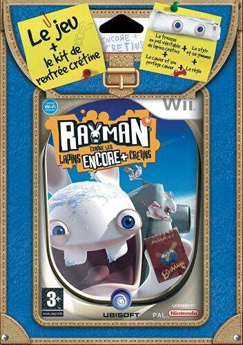 Rayman contre les Lapins encore plus Crétins + kit de rentrée crétine