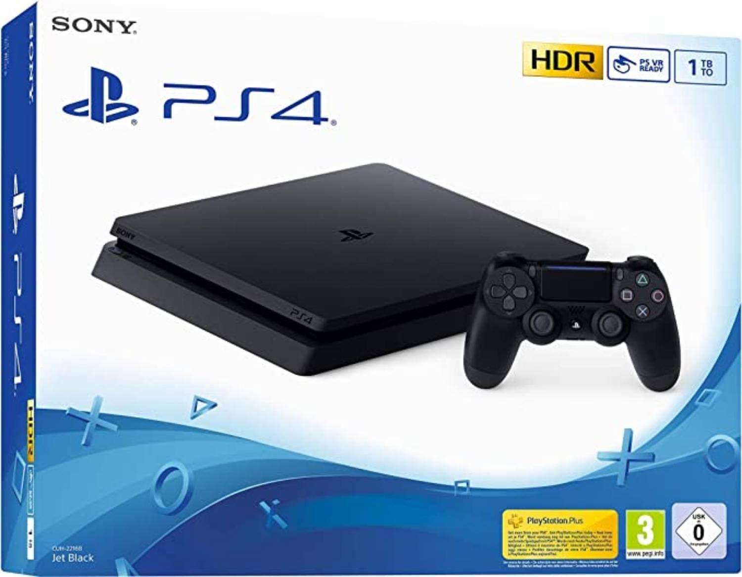 Console PS4 Slim 1 To - couleur noir