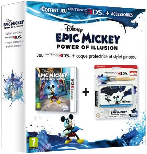 Bundle Disney Epic Mickey : Power Of Illusion + Coque + Stylet