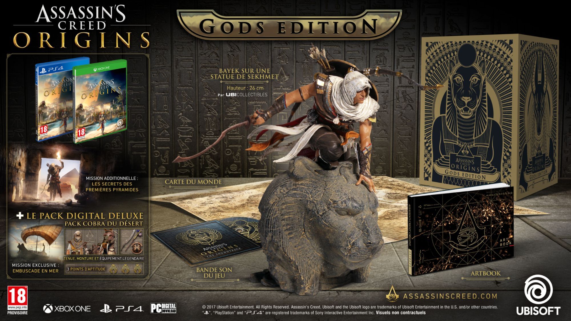 Assassin's Creed Origins - Edition Gods  (Exclu Micromania)