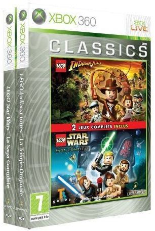 Duo : Lego Star Wars La Saga Complète + Lego Indiana Jones La Trilogie Originale