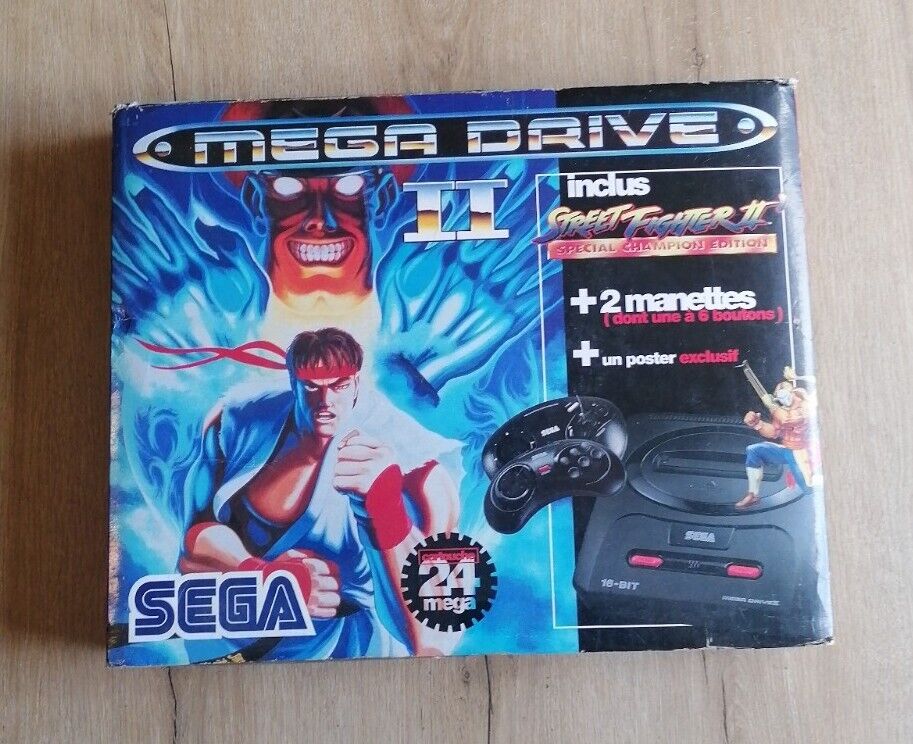 Console Megadrive 2 -  Pack Street Fighter II 