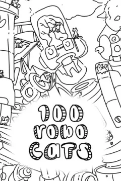 jaquette jeu 100 Robo Cats