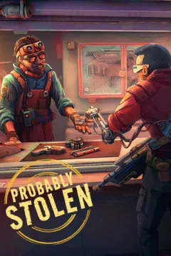 jaquette jeu Probably Stolen - Cyberpunk Shopkeeper Sim