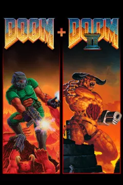 jaquette jeu DOOM + DOOM II
