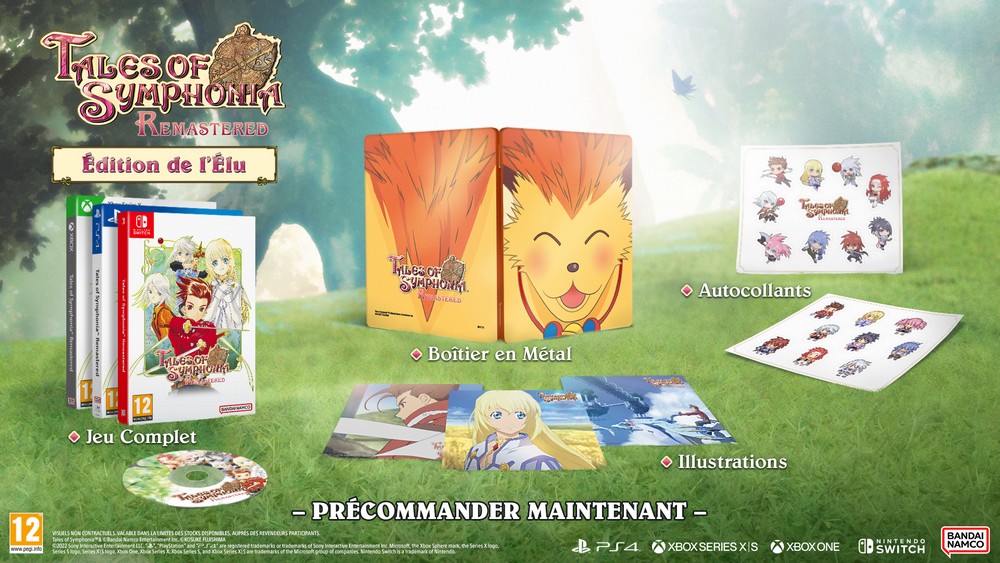 détail et contenu du pack collector Tales of Symphonia