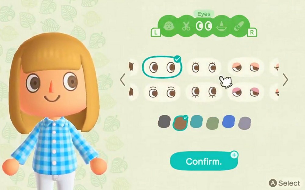 créer son personnage sur Animal Crossing New Horizons