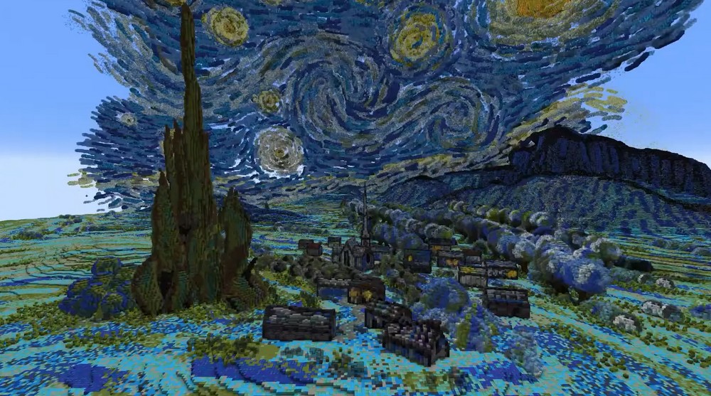 Starry Night Minecraft