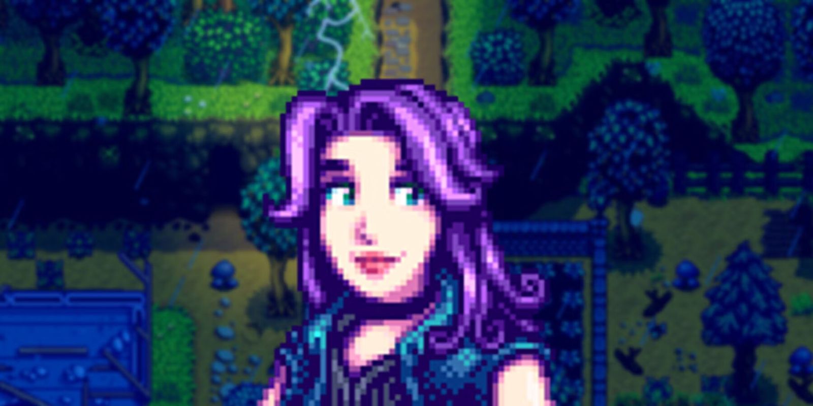 Abigail dans Stardew Valley.